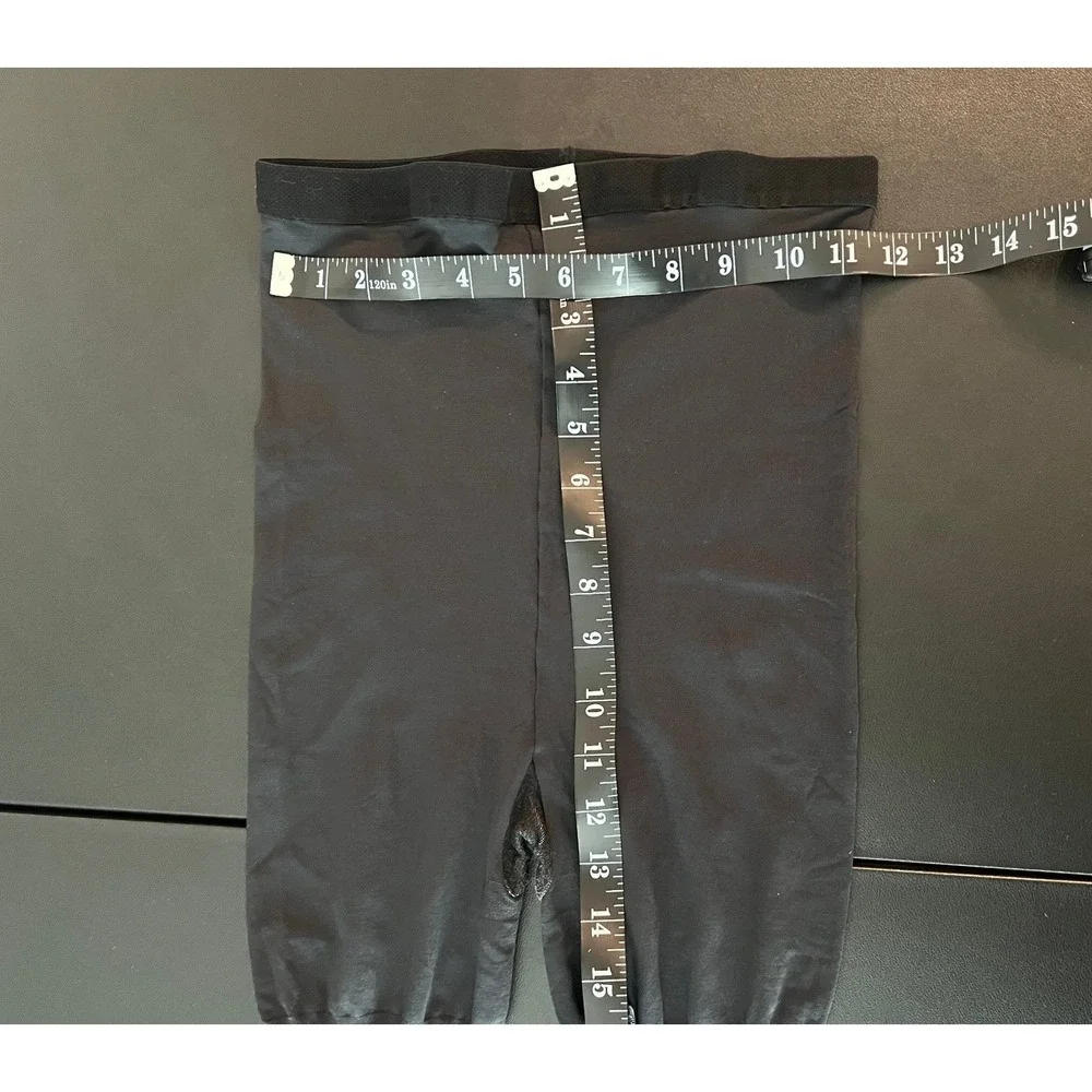 Black High Waisted Tights Hosiery Size 4 (1141)